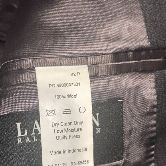 Authentic Ralph Lauren Modern Fit Mens Suit - - Picture 4 of 9